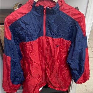 Vintage Nike Kids Red and Blue Track Suit RARE